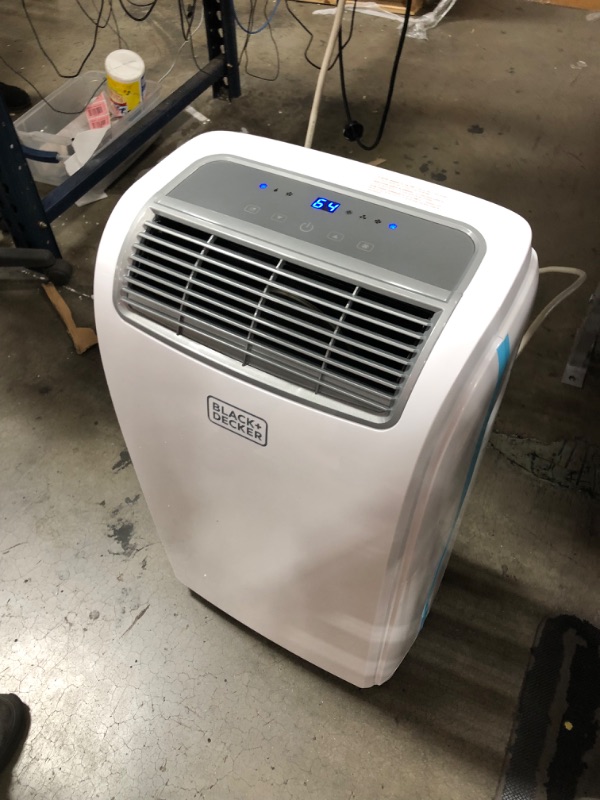 Photo 2 of BLACK+DECKER 5 000 BTU DOE (8 000 BTU ASHRAE) Portable Air Conditioner with Remote Control White
