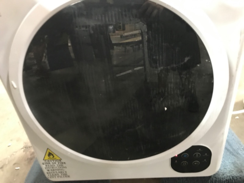 Photo 4 of (DAMAGED, DOES NOT FUNCTION)RCA 3.75-cu Ft.(13lbs.) Ventless Electric Apartment Size Dryer RDR323 White
