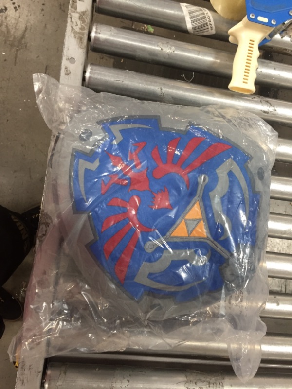 Photo 3 of Club Mocchi Mocchi the Legend of Zelda Hylian Shield Mega 15-Inch Plush
