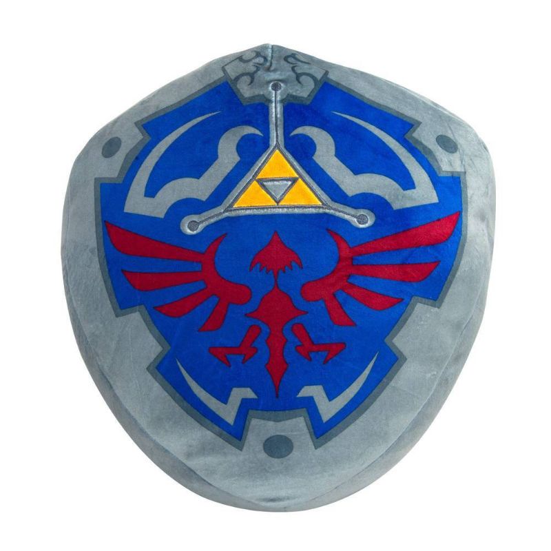 Photo 1 of Club Mocchi Mocchi the Legend of Zelda Hylian Shield Mega 15-Inch Plush
