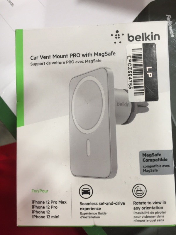 Photo 2 of Belkin - Car Vent Mount Pro with MagSafe