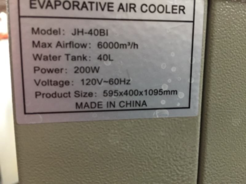 Photo 5 of  Evaporative Cooler, Gray 200W