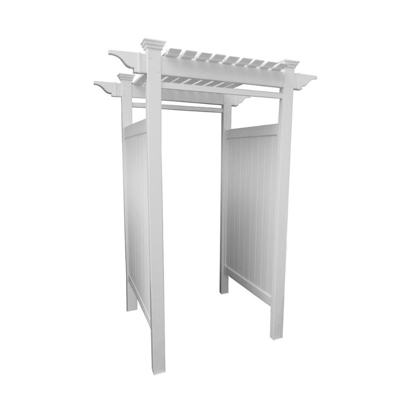 Photo 1 of ***INCOMPLETE BOX 1 OF 2***
Zippity Outdoor Products 6-1/2 Ft. H X 3ft. W Vinyl Oceanside Outdoor Shower Enclosure Kit-(Unassembled 2-Box Unit), White Vinyl (PVC)
