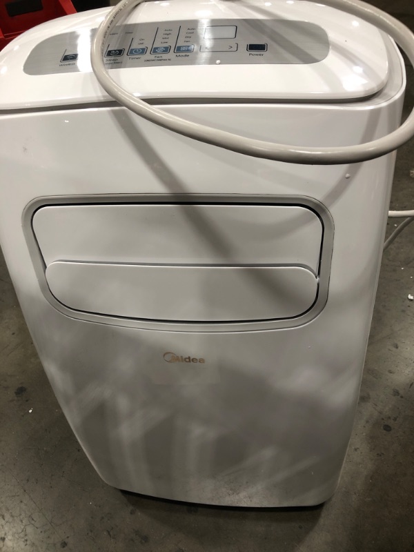 Photo 5 of (CRACKED  FRAME) Midea MAP10S1CWT 3-in-1 Portable Air Conditioner, Dehumidifier, Fan, for Rooms up to 200 Sq Ft Enabled, 10,000 BTU DOE (5,800 BTU SACC) Control with R