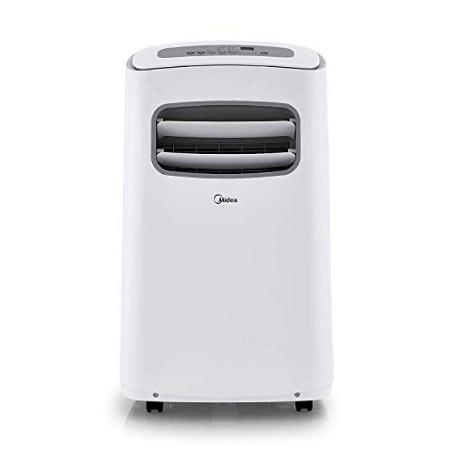 Photo 1 of (CRACKED  FRAME) Midea MAP10S1CWT 3-in-1 Portable Air Conditioner, Dehumidifier, Fan, for Rooms up to 200 Sq Ft Enabled, 10,000 BTU DOE (5,800 BTU SACC) Control with R