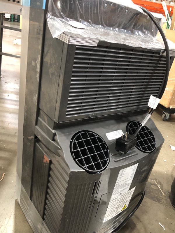 Photo 8 of (NON FUNCTIONAL) Whynter ARC-14SH 14,000 BTU Dual Hose Portable Air Conditioner, Dehumidifier, Fan & Heater with Activated Carbon Filter in Platinum and Black plus Storage bag for Rooms up to 500 sq ft