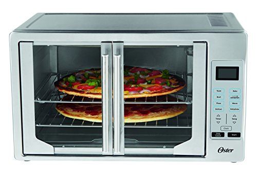 Photo 1 of (non functional) Oster TSSTTVFDDG-B French Door Toaster Oven Extra Large Black