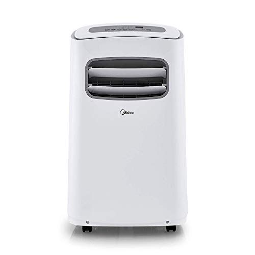 Photo 1 of (BROKEN!!) Midea MAP10S1CWT 3-in-1 Portable Air Conditioner, Dehumidifier, Fan, for Rooms up to 200 Sq Ft Enabled, 10,000 BTU DOE (5,800 BTU SACC) Control with R