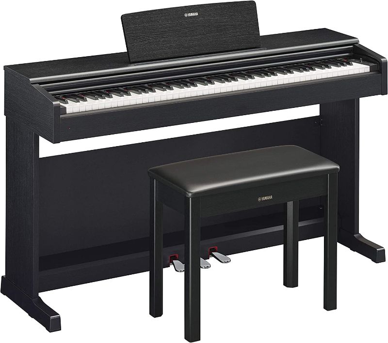 Photo 1 of Yamaha YDP144B Arius Series Digital Console Piano with Bench, BlaCK
 ** MINOR DAMAGE**