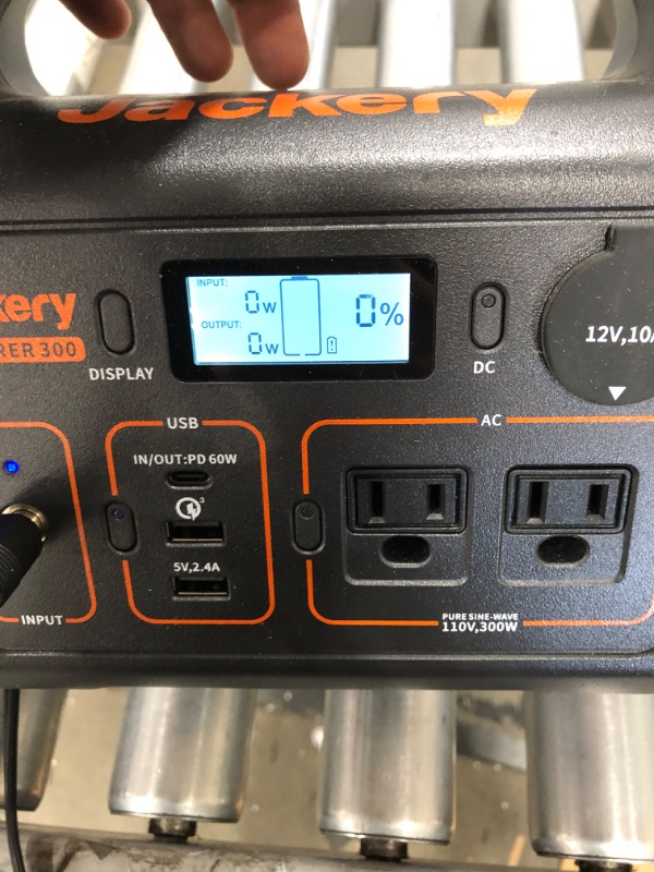 Photo 4 of Jackery Portable Power Station Explorer 240, 240Wh Backup Lithium Battery, 110V/200W Pure Sine Wave AC Outlet, Solar Generator (Solar Panel Not Included) for Outdoors Camping Travel Hunting Emergency
