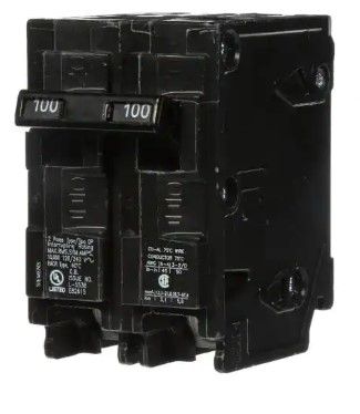 Photo 1 of 100 Amp Double-Pole Type QP Circuit Breaker
