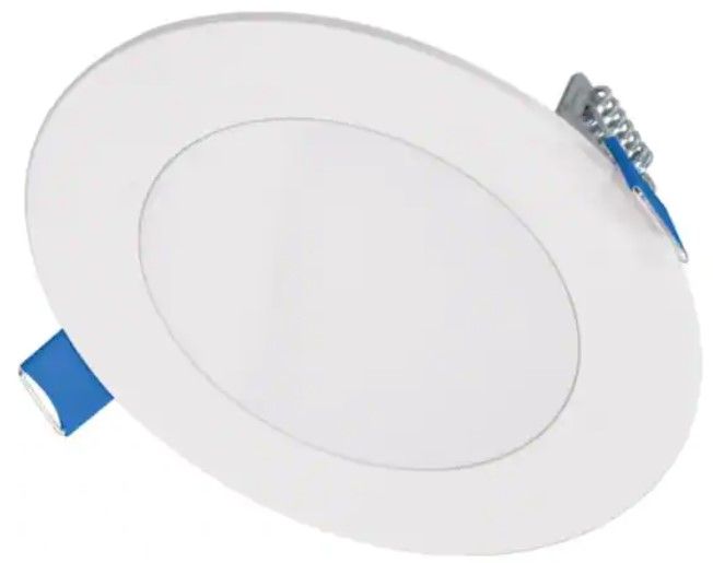 Photo 1 of HLBSL 4 in. Color Selectable New Construction or Remodel Canless Recessed Integrated LED Kit