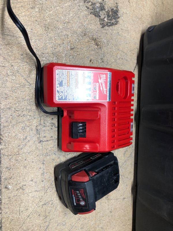 Photo 2 of Milwaukee M12 and M18 12-Volt/18-Volt Lithium-Ion Multi-Voltage Rapid Battery Charger