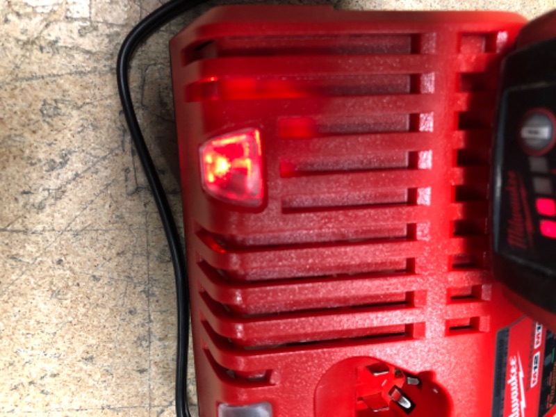 Photo 3 of Milwaukee M12 and M18 12-Volt/18-Volt Lithium-Ion Multi-Voltage Rapid Battery Charger