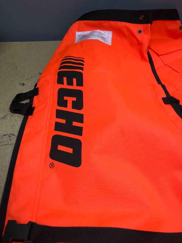 Photo 4 of ECHO 40 in. Full-Wrap Safety Chainsaw Chaps Orange 