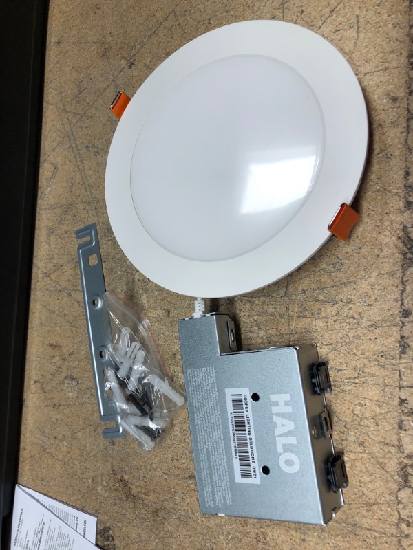 Photo 2 of Halo HLBPH 6 in. Selectable CCT New Construction Canless Recessed Downlight w/Remote Driver/Junction Box Integrated LED Kit