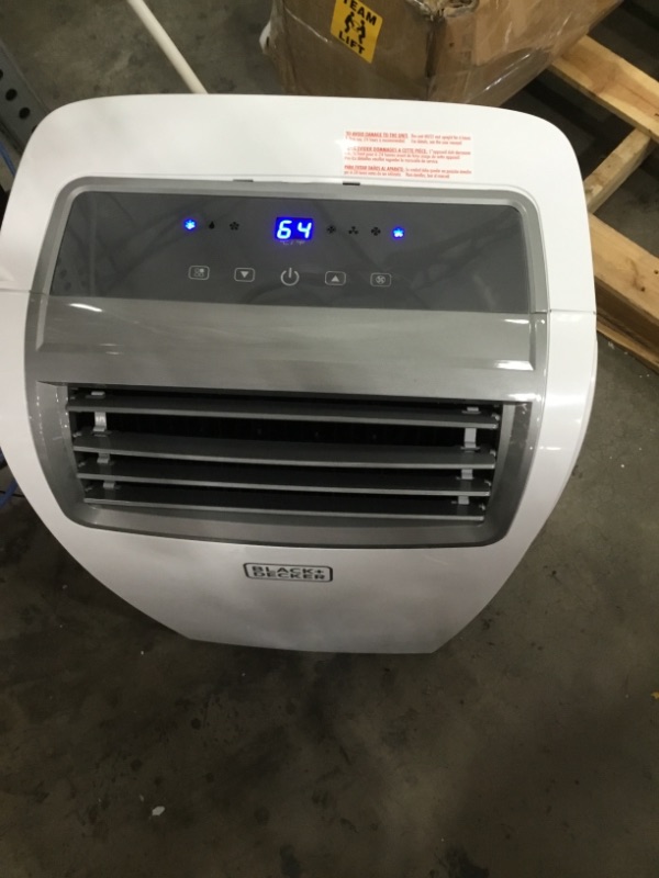 Photo 2 of BLACK+DECKER 12,000 BTU Portable Air Conditioner with Heat and Remote Control, White
