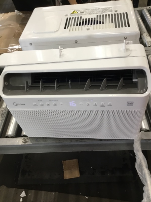 Photo 2 of Midea 8,000 BTU U-Shaped Inverter Window Air Conditioner WiFi, 9X Quieter, Over 35% Energy Savings ENERGY STAR MOST EFFICIENT
*Minor damage*