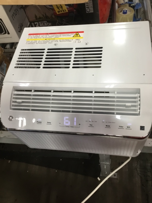 Photo 1 of Profile 6,150 BTU 115-Volt Ultra Quiet Smart Window Room Air Conditioner for Small Rooms with Wi-Fi and Remote in White
