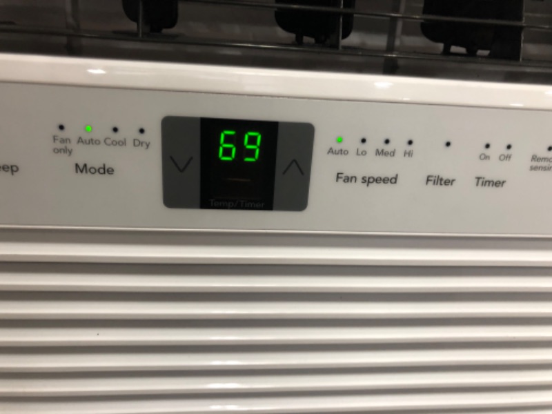 Photo 2 of TESTED POWERS ON**
Frigidaire Window-Mounted Room Air Conditioner, 6,000 BTU, in White
