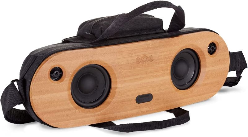 Photo 1 of House of Marley Bag of Riddim 2: Portable Speaker with Wireless Bluetooth Connectivity, 10 Hours of Indoor/Outdoor Playtime, and Sustainable Materials
