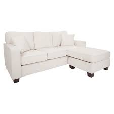Photo 1 of **** BOX 1 OF 3***    Russell 2-Piece Ivory Polyester L-Shaped Sectional Sofa with Removable Cushions
