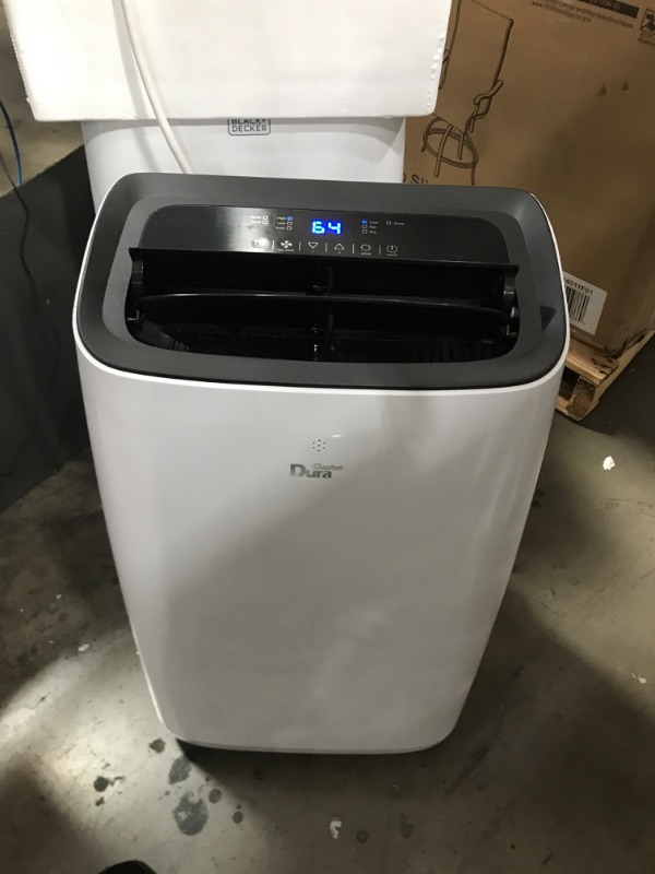 Photo 3 of TESTED POWERS ON*
DuraComfort Smart Portable Air Conditioners, 12000 BTU(Ashrae) /8150 BTU (SACC) Quiet AC Unit, Built-in Dehumidifier and Fan Modes, Mobile App, Cools up to 450 Sq. Ft, White
