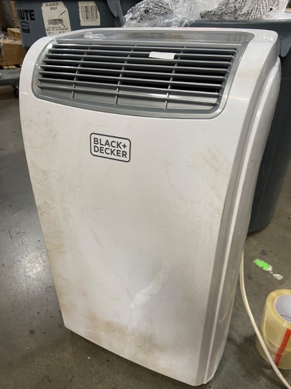 Photo 5 of ***PARTS ONLY*** BLACK+DECKER 10,000 BTU Portable Air Conditioner with Remote Control, White
