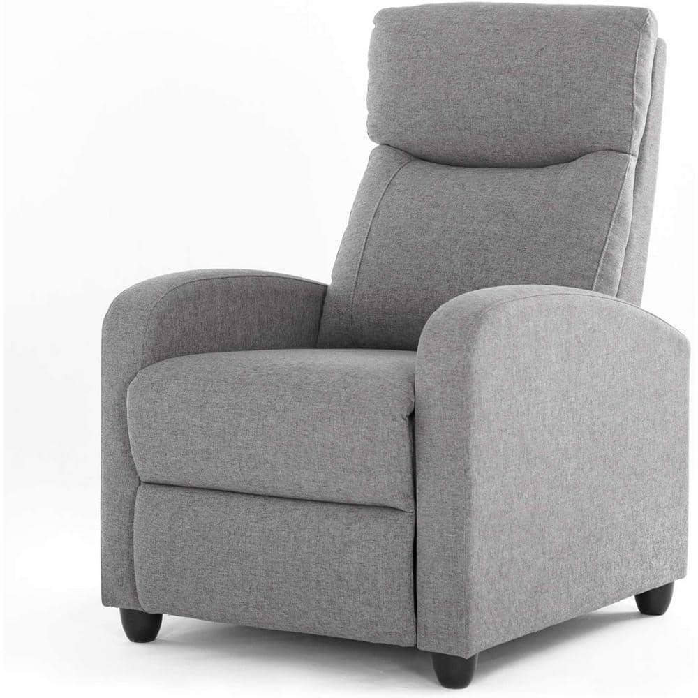 Photo 1 of **DOES NOT RECLINE** Gray Living Room Chair Recliner Chair for Bedroom Massage Recliner Sofa Chair Home Theater Seating Recliner Leather
Missing 1 leg