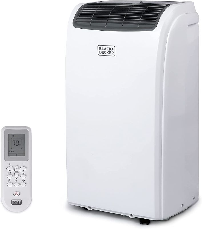 Photo 1 of **PARTS ONLY**BLACK+DECKER BPACT12WT Large Spaces Portable Air Conditioner, 12,000 BTU, White
