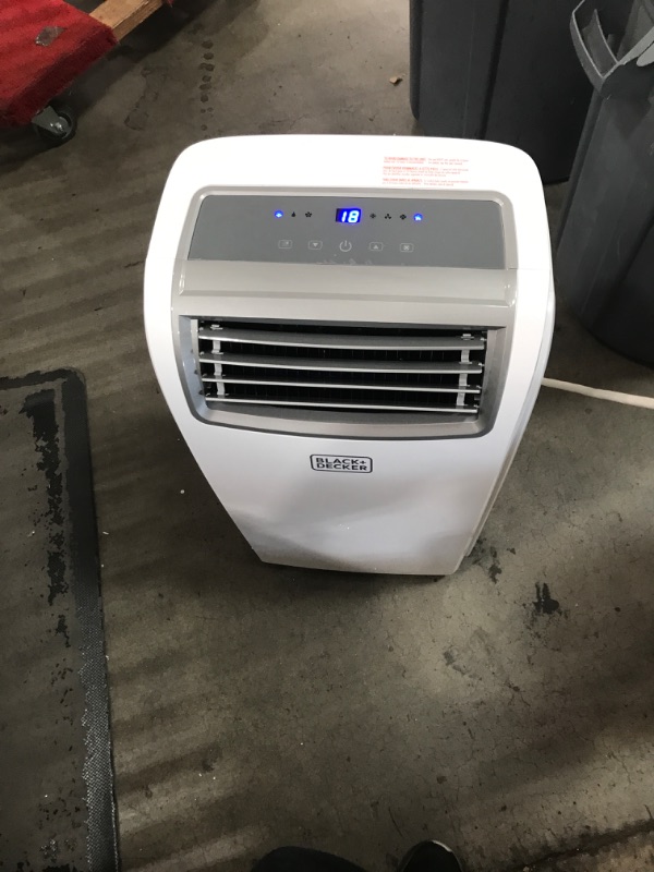 Photo 2 of **PARTS ONLY**BLACK+DECKER BPACT12WT Large Spaces Portable Air Conditioner, 12,000 BTU, White
