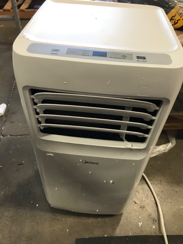 Photo 2 of ***PARTS ONLY*** Midea 8,000 BTU ASHRAE (5,300 BTU SACC) Portable Air Conditioner, Cools up to 175 Sq. Ft., Works as Dehumidifier & Fan, Remote Control & Window Kit Included
