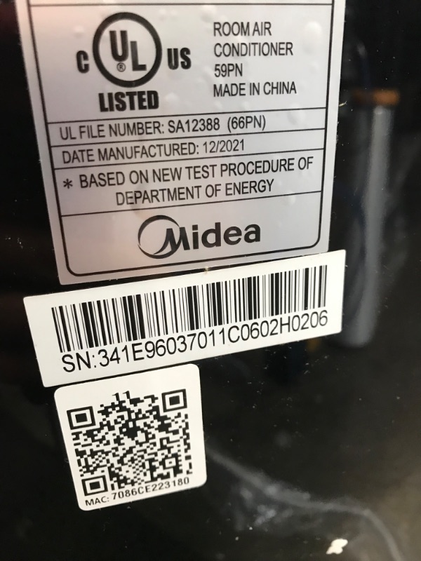 Photo 4 of DAMAGED!! Midea Duo 12,000 BTU(10,000 BTU SACC)Ultra Quiet Smart HE Inverter Portable Air Conditioner,Dehumidifier,and Fan-Cools Upto 450 Sq.ft,Works with Alexa
**MAKES RATTLEING SOUND WHILE ON, VENT IS CROOKED**
