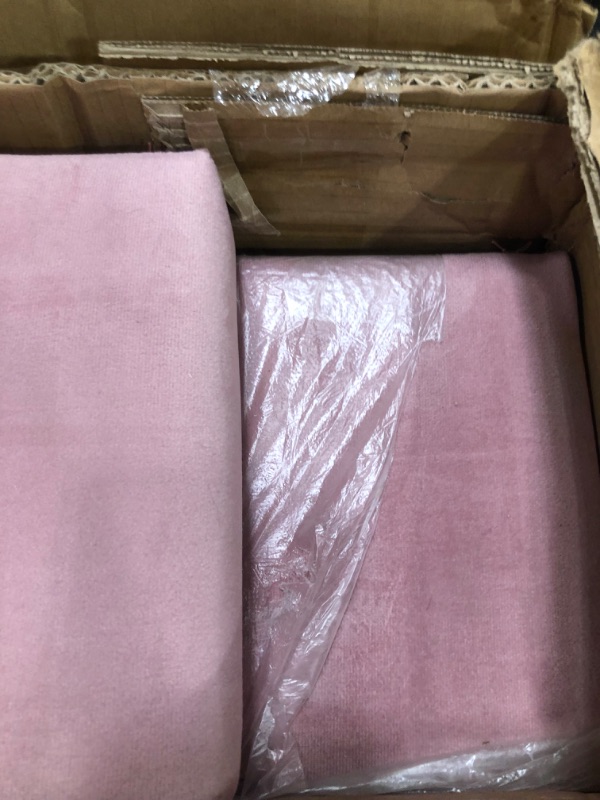 Photo 4 of *incomplete* Home Life furBed00007_Suede_Queen_Pink Platform Bed- queen size 
