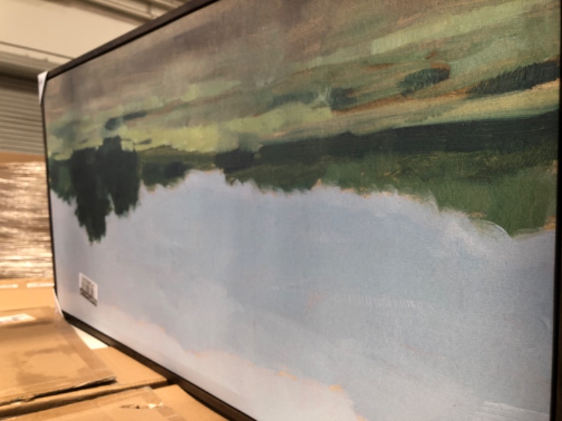 Photo 1 of 47" x 24" Country Landscape Framed Wall Canvas - Threshold™
