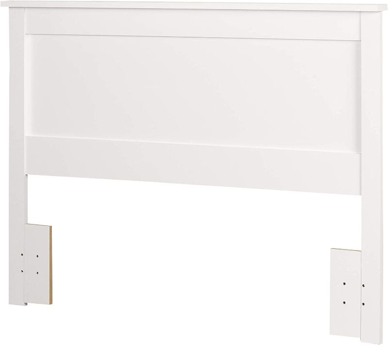 Photo 1 of **MISSING COMPONENTS*- South Shore Vito Headboard Full 54-Inch, Pure White
