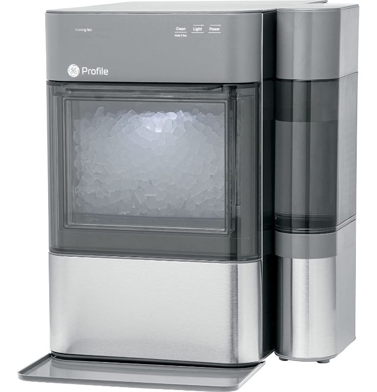 Photo 1 of ***DAMAGED***
USED**GE Profile Opal 2.0 | Countertop Nugget Ice Maker with Side Tank | Ice Machine with WiFi Connectivity | Smart Home Kitchen Essentials | Stainless Steel
