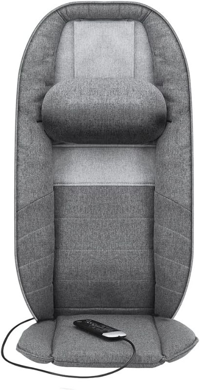 Photo 1 of HoMedics Total Recline Massage Cushion, Ultimate Versatility, Sit Up, Lean Back, Lie Down, Soothing Heat, Pain Relief, Deep Kneading Shiatsu Massage, Height Detection, Lumbar Stretch, Seat Vibration
