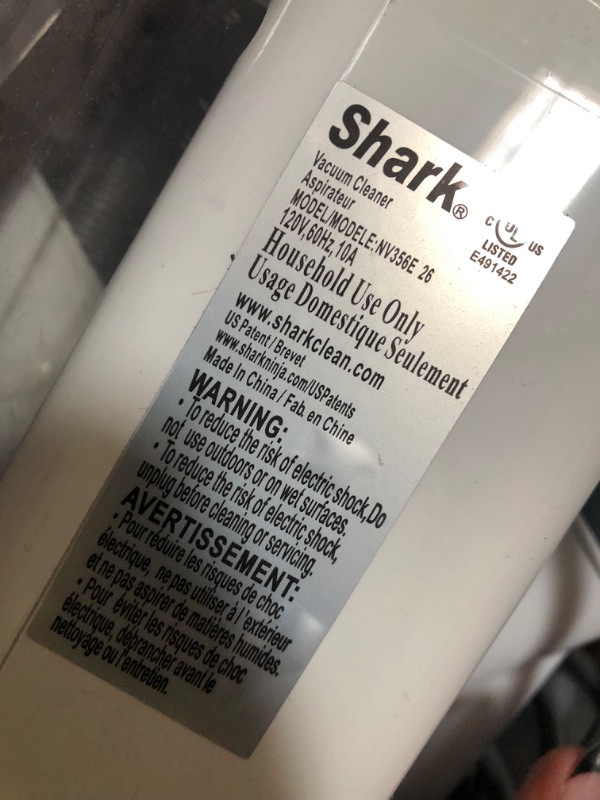 Photo 2 of Shark NV360 Navigator Lift-Away Deluxe Upright Vacuum with Large Dust Cup Capacity, HEPA Filter, Swivel Steering, Upholstery Tool & Crevice Tool, GREY