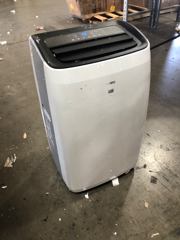 Photo 3 of TURBRO Greenland 14,000 BTU Portable Air Conditioner and Heater, Dehumidifier and Fan, 4-in-1 Floor AC Unit for Rooms up to 600 Sq Ft, UV-C Light, Sleep Mode, Timer, Remote Included (10,000 BTU SACC)
