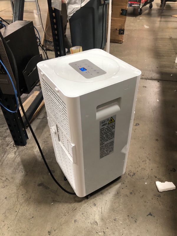 Photo 4 of ***PARTS ONLY*** TURBRO Greenland 10,000 BTU Portable Air Conditioner, Dehumidifier and Fan, 3-in-1 Floor AC Unit for Rooms up to 400 Sq Ft, Sleep Mode, Timer, Remote Included (6,000 BTU SACC)
