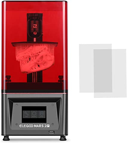 Photo 1 of ELEGOO Resin 3D Printer Mars 2 Pro Mono MSLA 3D Printer UV Photocuring LCD Resin 3D Printer with 6.08 inch 2K Monochrome LCD, Printing Size 129x80x160mm/5.1x3.1x6.3inch
