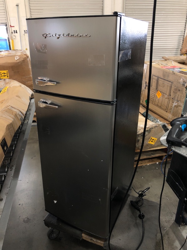 Photo 2 of Frigidaire EFR751, 2 Door Apartment Size Refrigerator with Freezer, 7.2 cu ft, Platinum Series, Stainless Steel, 7.5