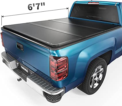 Photo 1 of ***PARTS ONLY***
oEdRo Hard Trifold Truck Bed Tonneau Cover Compatible with 2014-2019 Chevy Silverado/GMC Sierra 1500 (2019 LD/LT ONLY); 2015-2019 Silverado Sierra 2500 3500 HD,Fleetside 6.6 Feet Bed
