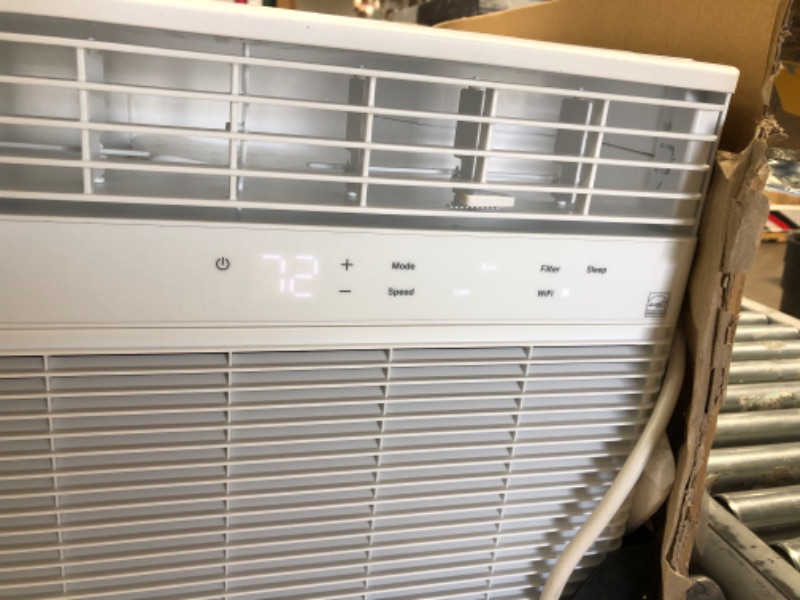 Photo 3 of GE Window Air Conditioner 10000 BTU, Wi-Fi Enabled, Energy-Efficient Cooling for Medium Rooms, 10K BTU Window AC Unit with Easy Install Kit, Control Using Remote or Smartphone App
