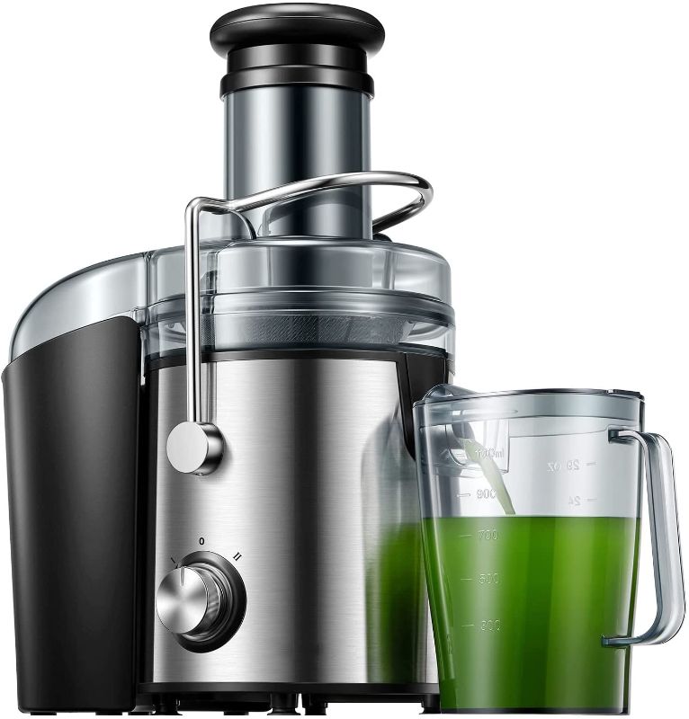 Photo 1 of ***NON-FUCTIONAL/PARTS ONLY***
Juicer Machines 1000W Juicer Extractor Quick Juicing for Whole Fruit and Vegetable Easy to Clean, 75MM Large Feed Chute, Dual Speed Setting and Non-Slip Feet, Silver
