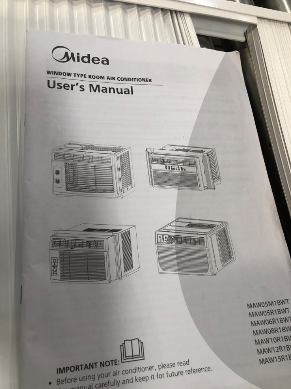 Photo 1 of Midea 8,000 BTU EasyCool Window Air Conditioner, Dehumidifier and Fan - Cool, Circulate and Dehumidify up to 350 Sq. Ft., Reusable Filter, Remote Control