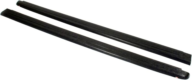 Photo 1 of **MINOR DAMAGE* Wade 72-00171 Truck Bed Rail Caps Black Ribbed Finish without Stake Holes for 2004-2012 Chevrolet Colorado & GMC Canyon Crew Cab (Set of 2)
