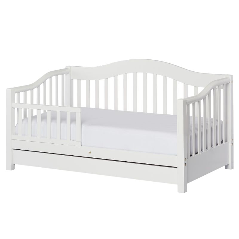 Photo 1 of **MINOR DAMAGE**MISSING PARTS** Dream on Me Toddler Day Bed with Storage White
