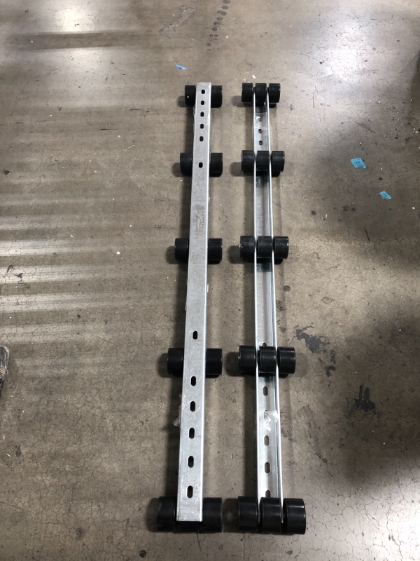 Photo 2 of **SET OF 2** 4FT STEEL FLOW RAIL 2 IN WIDE